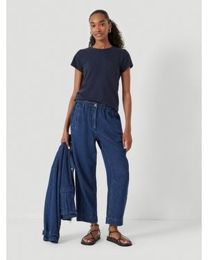 Hush Supersoft Denim Barrel Leg Jeans - Blue