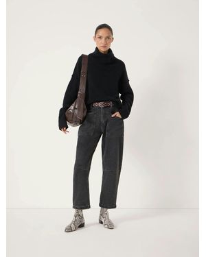 Hush Meryl Short Wool Blend Jumper - Black