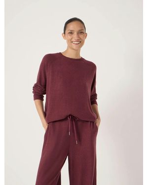 Hush Elle Supersoft Raglan Top - Red