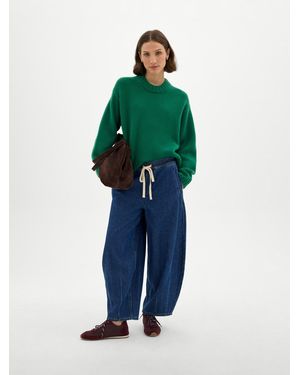 Hush Rina Supersoft Barrel Leg Jeans - Green