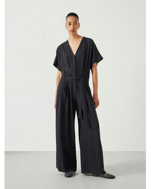 Hush Marie Pleat Jumpsuit - Blue