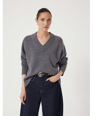 Hush Seren Suede Studded Belt - Blue