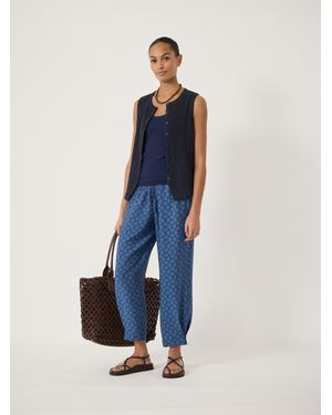 Hush Vrai Ankle Grazer Trousers - Blue
