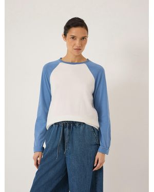 Hush Blake Baseball Long Sleeve T-Shirt - Blue