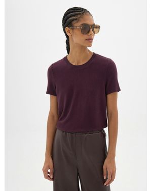 Hush Elarae Supersoft Crew T-Shirt - Purple