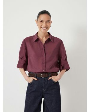 Hush Laila Short Sleeve Shirt - Red