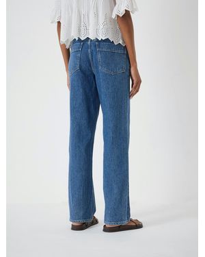 Hush Ezri Column Leg Jeans - Blue