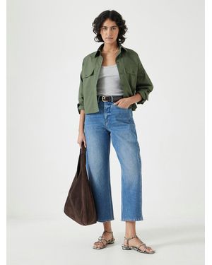 Hush Cordelia Barrel Leg Jeans - Blue
