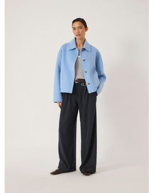 Hush Rian Jersey Tailored Trousers - Blue
