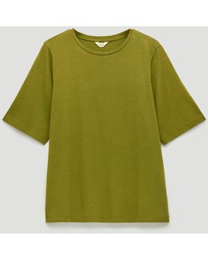 Hush Reece Drapey T-Shirt - Green