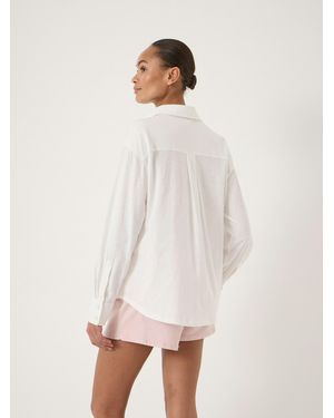 Hush Jersey Slub Shirt - White