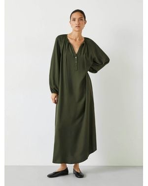 Hush Leilani Gathered Midi Dress - Green