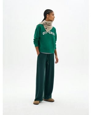 Hush Elle Supersoft Wide Leg Joggers - Green