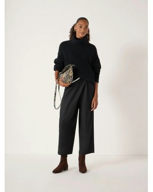 Hush Pinstripe Wrap Detail Trousers - Multicolour