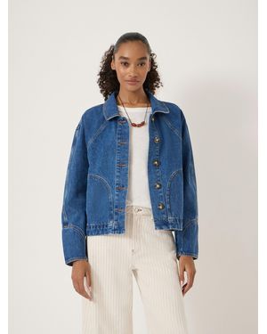 Hush Nikita Relaxed Denim Jacket - Blue