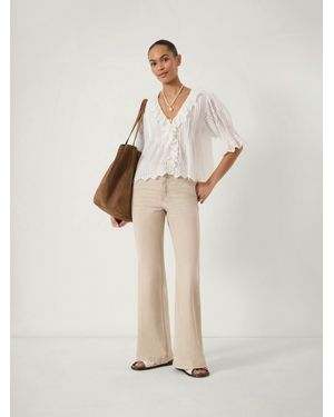Hush Ela Bootcut Jeans - Natural