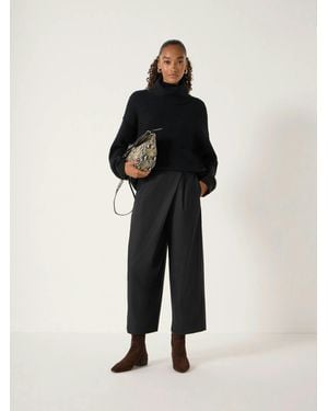 Hush Meryl Wool Blend Roll Neck Jumper - Black