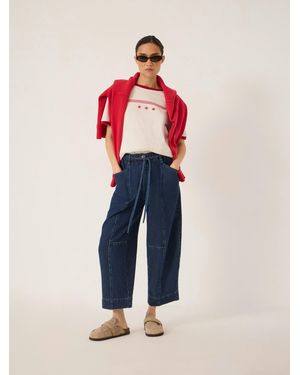 Hush Star Ringer Slim T-Shirt - Pink