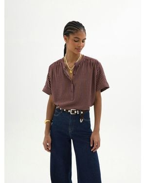 Hush Debbie Air Flow Blouse - Blue