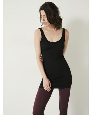 Hush Marcy Long Line Tank - Black