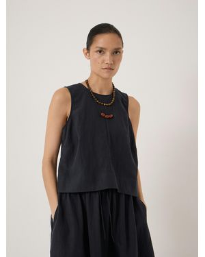 Hush Vera Shell Top - Blue