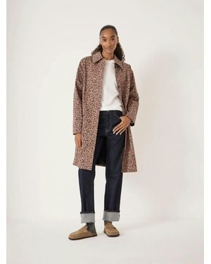 Hush Carter Lined Cotton Car Coat - Natural