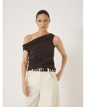 Hush Nya Twist Jersey Top - Natural