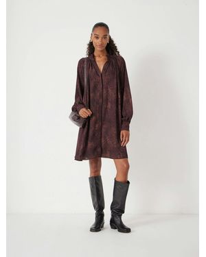 Hush Printed Chiffon Mini Dress - Multicolour