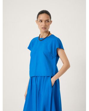 Hush Rein Shell Top - Blue