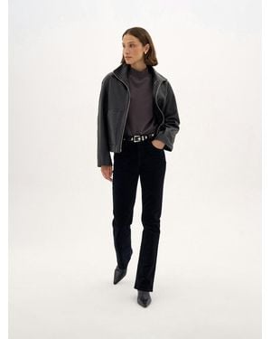 Hush Eliana Corduroy Bootcut Trousers - Blue