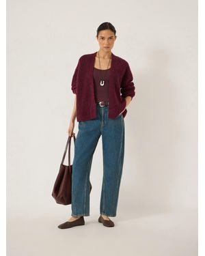 Hush Bronnie Tapered Leg Jeans - Pink
