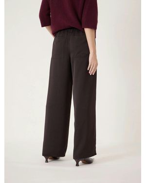 Hush Tamar Satin Straight Ankle Grazer Trousers - Multicolour