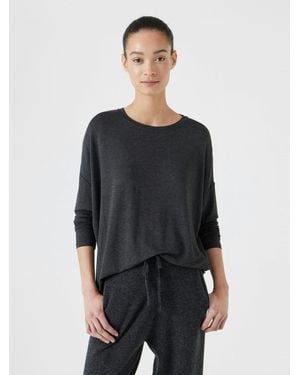 Hush Gillian Wide Jersey Top - Black
