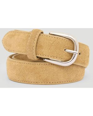 Hush Polly Suede Belt - Natural