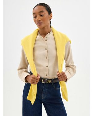 Hush Super Soft Cotton Ruffle Shirt - Blue