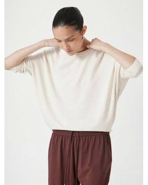 Hush Gillian Wide Jersey Top - White