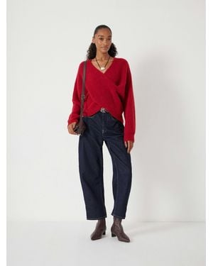 Hush Betty Wool Blend Jumper - Red