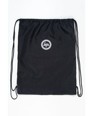 Hype Hype Crest Drawstring Bag - Black
