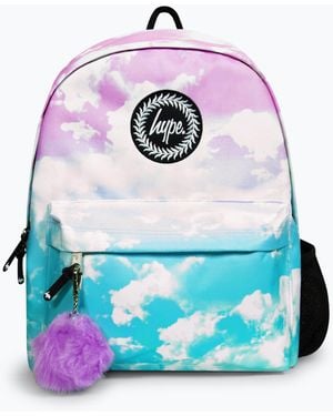Hype Hype Iconic/ Cloud Fade Girls School Backpack - Grey