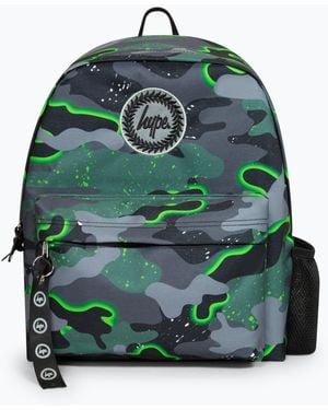 Hype Hype Iconic Glow Camo Boys Backpack - Green