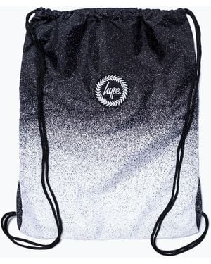 Hype Hype Mono Speckle Fade Drawstring Bag - Black