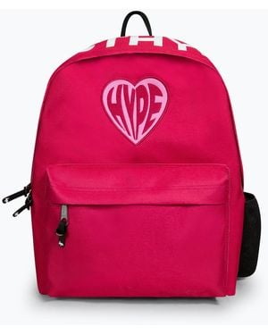 Hype Hype Girls Applique Heart Backpack - Pink