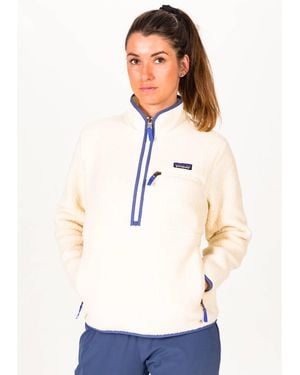 Patagonia Sudadera Retro Pile Marsupial - Negro