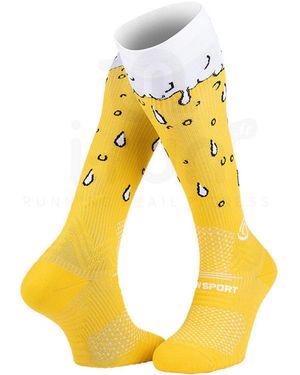 BV Sport Calcetines Trail Compression - Amarillo