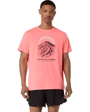 Asics Camiseta Manga Corta Fujitrail Logo - Negro