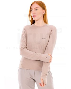 Salomon Essential Lightwarm Crew Neck - Negro