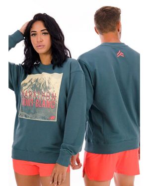 New Balance Sudadera Athletics Marathon Du Mont-Blanc - Azul