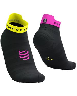 Compressport Calcetines Pro Racing V 4.0 Ultralight Run Low - Negro