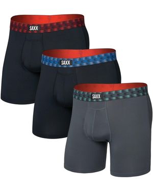 Saxx Underwear Co. Multi-Sport Mesh X3 - Negro