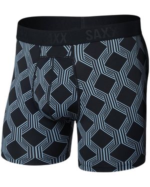 Saxx Underwear Co. Smooth Flex Light Compression 15 Cm - Negro